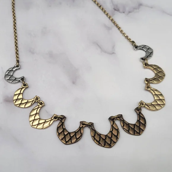 Lucky Brand Tricolor Metal Necklace - Picture 5 of 8